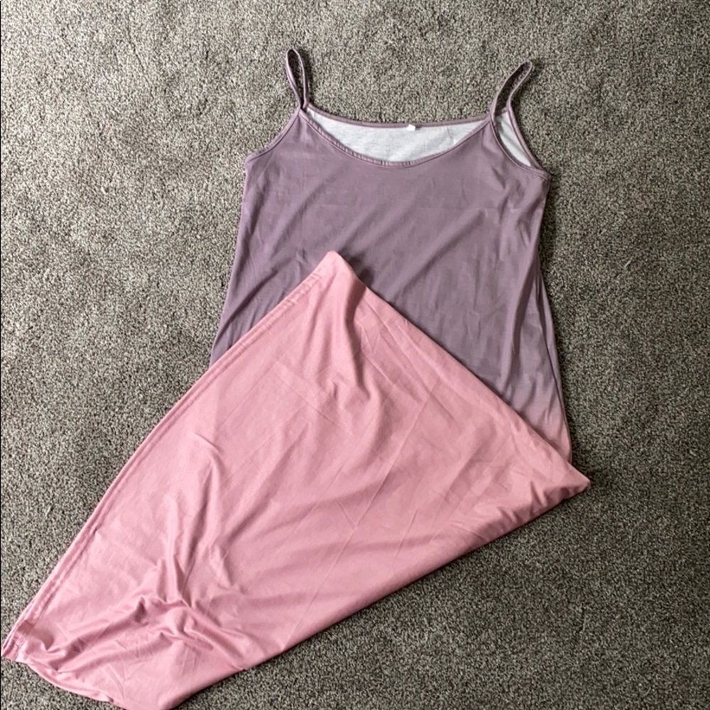 Ombre maxi dress